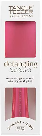 Tangle Teezer Ultimate Detangler Chrome Rožinė Thrill Hair