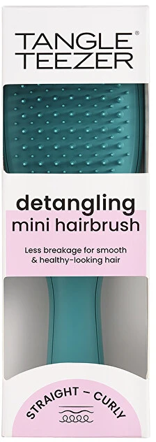 „Tangle Teezer ULTIMATE DETANGLER“ mini plaukų šepetys #Transformative Teal 1 vnt.