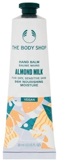The Body Shop Almond Milk Hand Balm migdolų pieno rankų balzamas, 30 ml