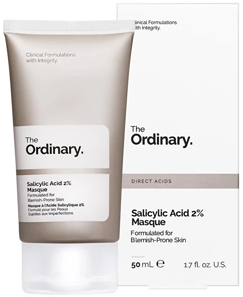The Ordinary Salicylic Acid 2% Masque valomoji veido kaukė su salicilo rūgštimi, 50 ml