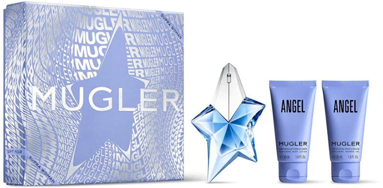 Thierry Mugler Mugler Angel EDP rinkinys moterims (EDP 25 ml + Losjonas kūnui 50 ml + Dušo želė 50 ml)
