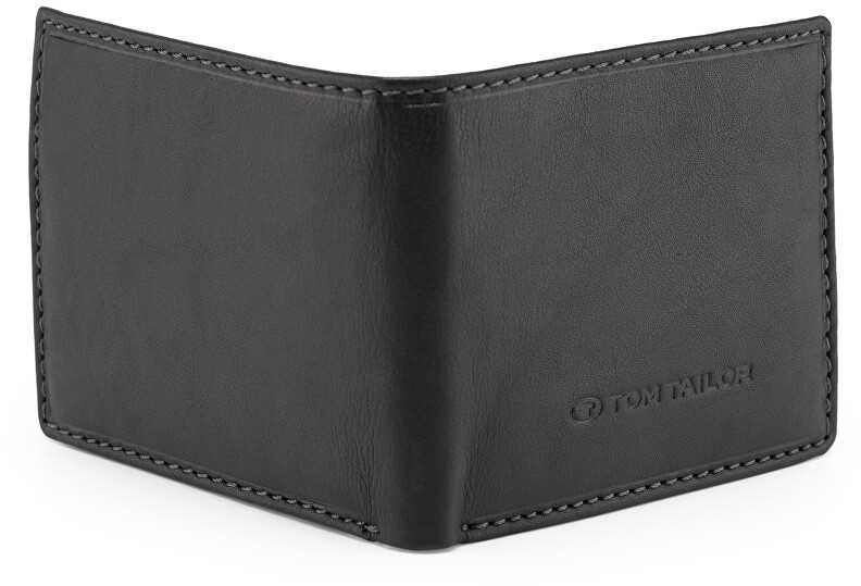 Tom Tailor Men´s leather wallet 14200 60 Juodas