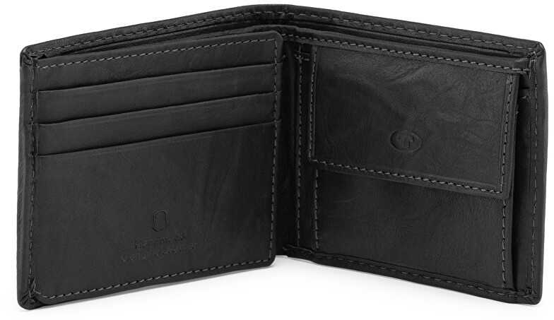 Tom Tailor Men´s leather wallet 14200 60 Juodas
