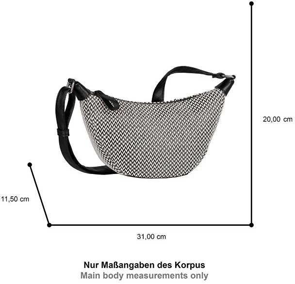 Tom Tailor Moteriškas krepšys per petį Liriel Raffia 012370