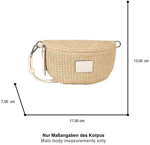Tom Tailor Moteriškas „Rosie Raffia“ juosmens krepšys 012391