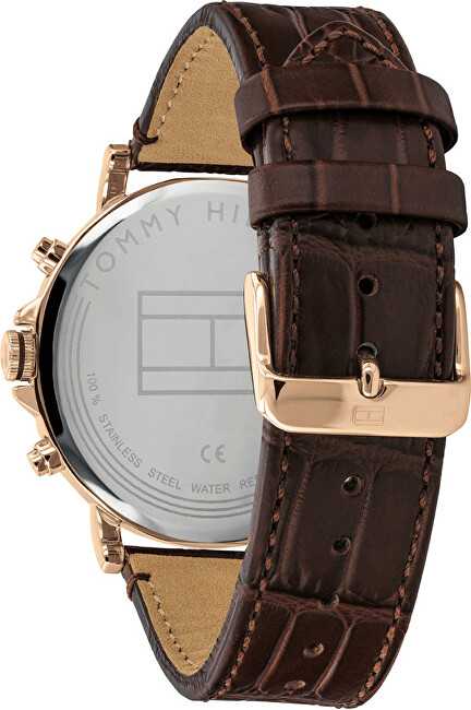 Vyriškas laikrodis Tommy Hilfiger Daniel 44 mm juodas ciferblatas