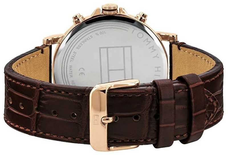 Vyriškas laikrodis Tommy Hilfiger Daniel 44 mm juodas ciferblatas