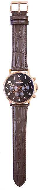 Vyriškas laikrodis Tommy Hilfiger Daniel 44 mm juodas ciferblatas