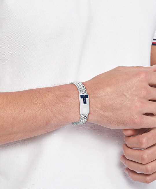 Tommy Hilfiger Elegantiška vyriška apyrankė „Nautical Mesh“ 2790705