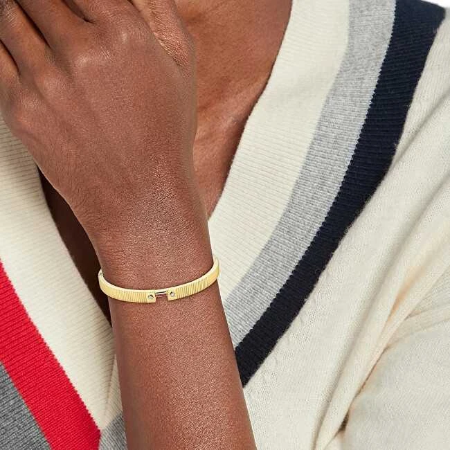 Tommy Hilfiger Madinga vientisa apyrankė su kristalais „Dryžiai“ 2781047