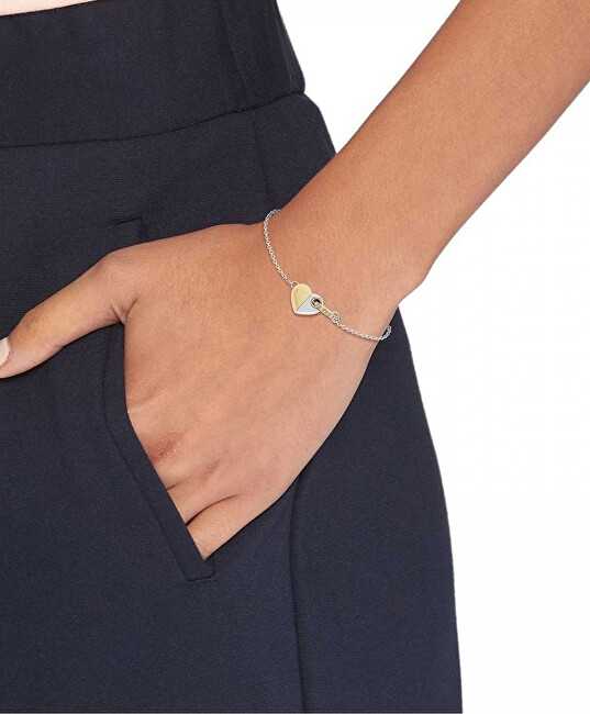 Tommy Hilfiger Fashion plieno apyrankė su dvispalve širdele 2780880