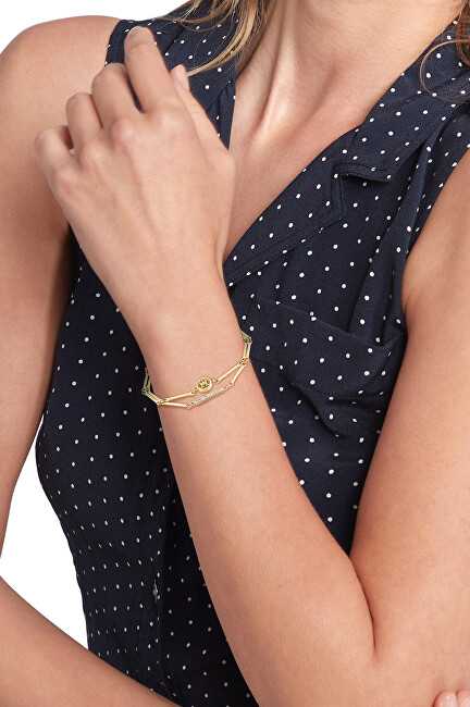 Tommy Hilfiger Madinga paauksuota dviguba apyrankė su kristalais 2781000