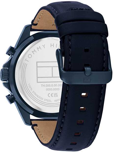 Laikrodis TOMMY HILFIGER 1710655. Kvarcas, Spalva mėlyna. Žmogus.