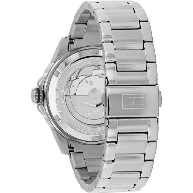 Laikrodis TOMMY HILFIGER 1710692. Automatinis, Juoda Spalv. Vyriški.