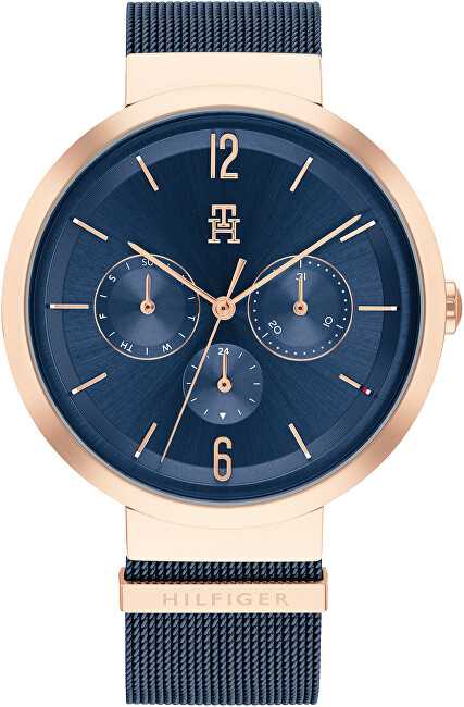 Laikrodis TOMMY HILFIGER 1782541. Kvarcas, Spalva mėlyna. Moteris.