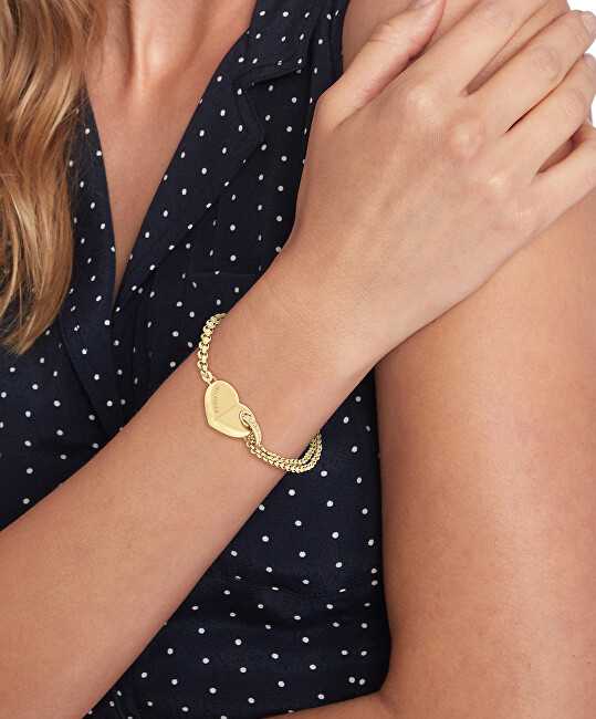 Tommy Hilfiger Graži paauksuota drąsi širdies apyrankė 2780929