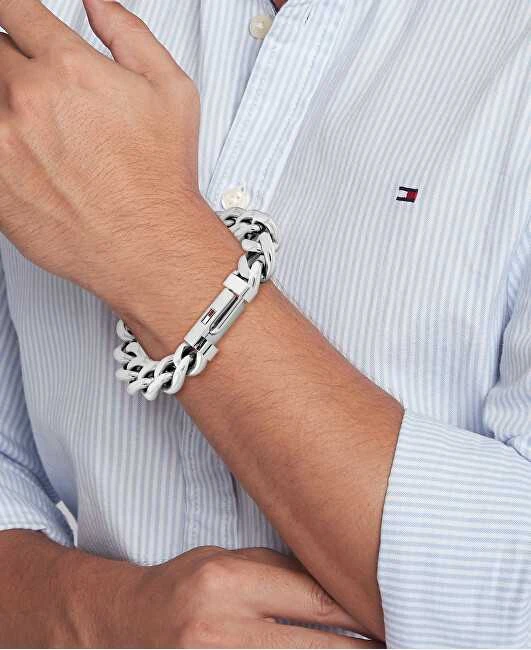 Tommy Hilfiger Masyvi vyriška plieninė apyrankė „Wild 2790637“