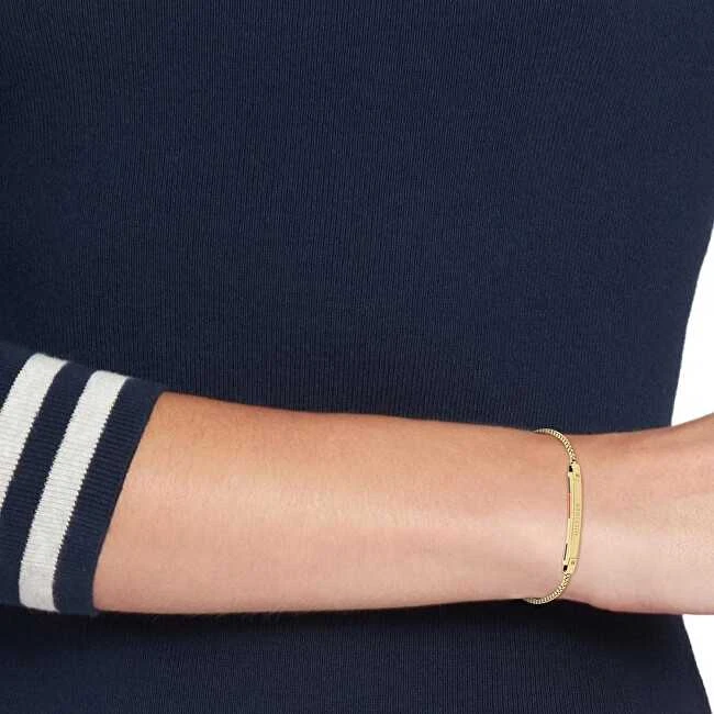 Tommy Hilfiger Deranti paauksuota apyrankė Linear 2780953