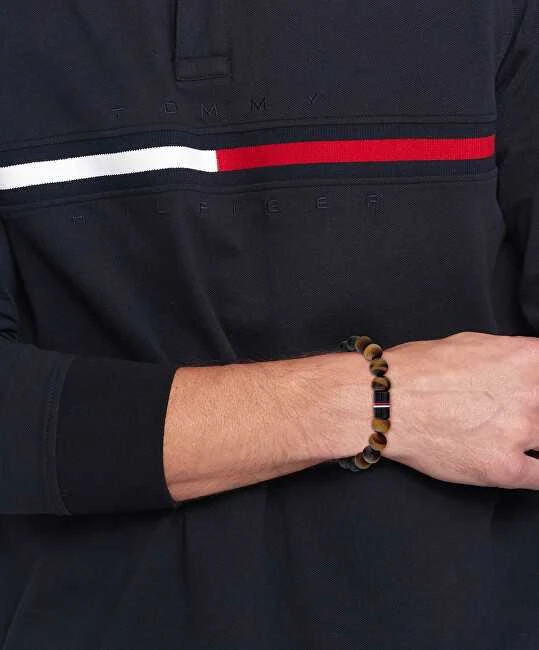 Tommy Hilfiger Vyriška apyrankė su karoliukais Jameson 2790631