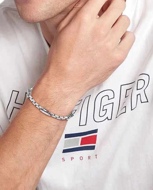 Tommy Hilfiger Modern steel bracelet 3D Flag Metal 2790674