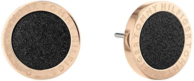 Tommy Hilfiger Imaginative bronzos dvispalviai auskarai su smeigtukais Dust 2780705
