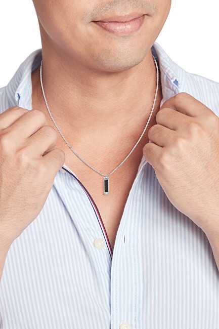 TOMMY HILFIGER Papuošalai 2790492. Kaklo papuošalas, spalva: rutulys. Vyriškas.