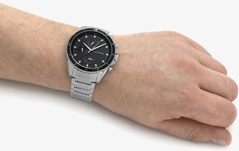 TOMMY HILFIGER VYRIŠKAS LAIKRODIS 1791835 PARKER (zf052a) + DĖŽUTĖ