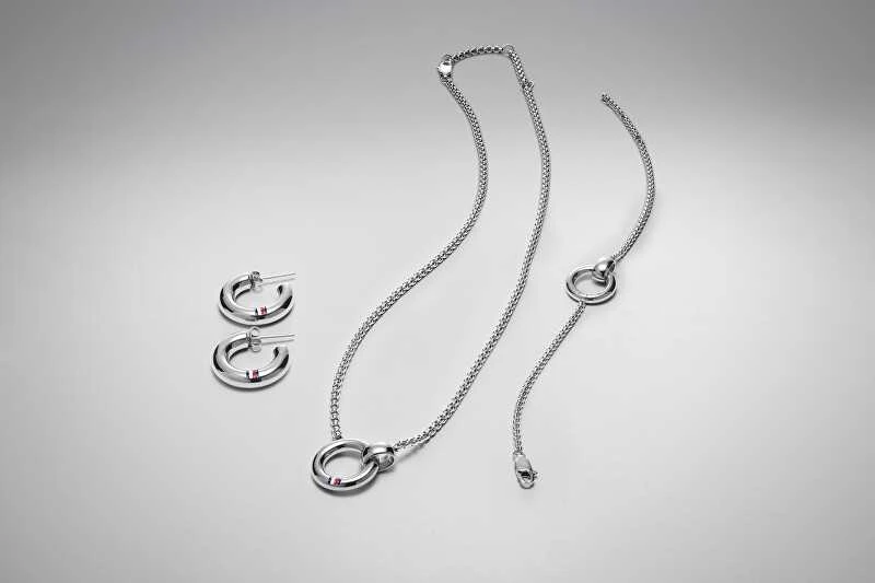 Tommy Hilfiger Stilingi plieniniai apskritimai Circles 2780948