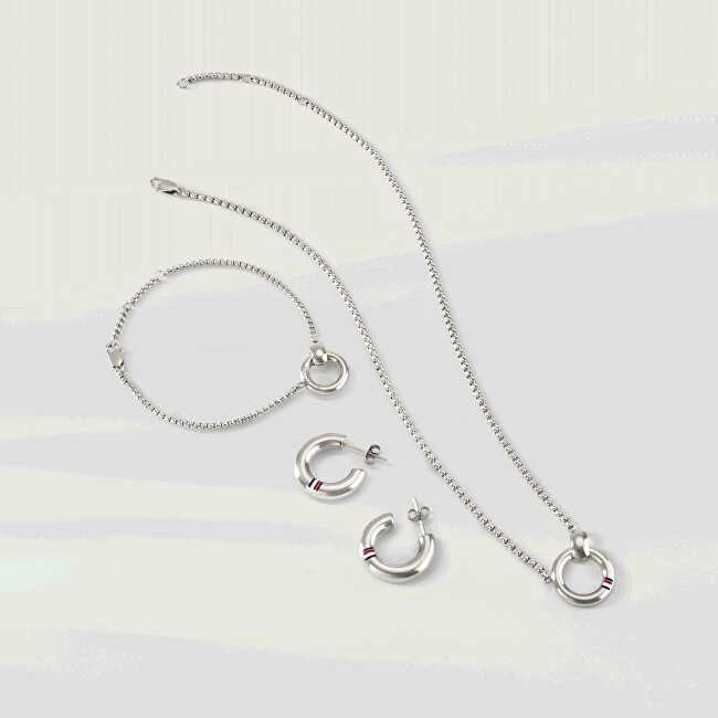 Tommy Hilfiger Stilingi plieniniai apskritimai Circles 2780948