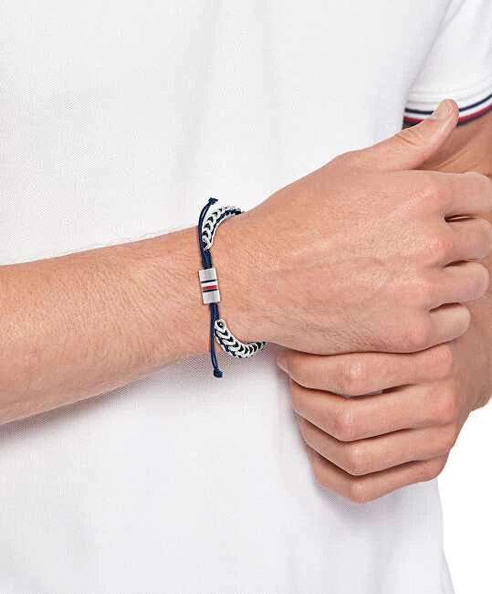 Tommy Hilfiger Stylový šňurkový náramek 2790511