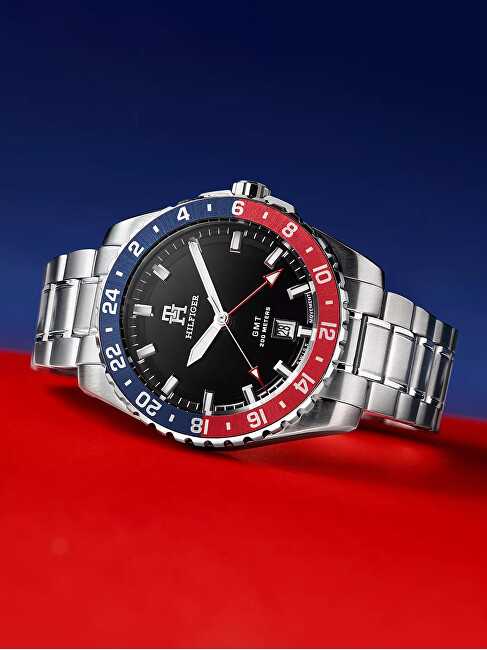 Laikrodis TOMMY HILFIGER 1792131. Kvarcas, Juoda Spalva. Vyriški.