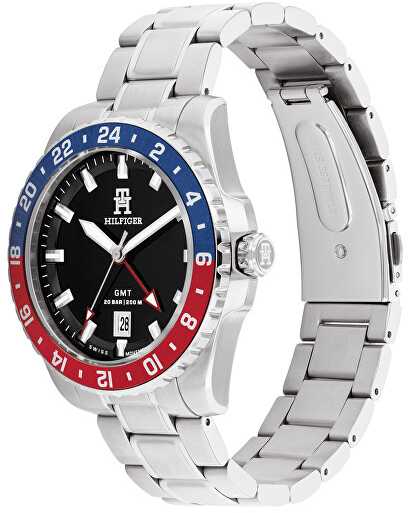 Laikrodis TOMMY HILFIGER 1792131. Kvarcas, Juoda Spalva. Vyriški.
