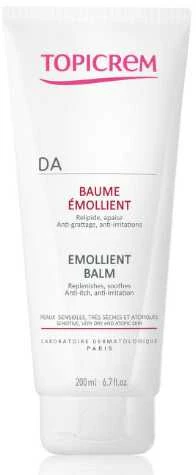 Topicrem DA Emollient Body Balm kūno balzamas sausai ir atopinei odai, 75 ml
