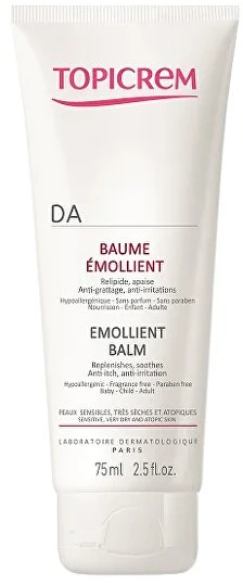 Topicrem DA Emollient Body Balm kūno balzamas sausai ir atopinei odai, 75 ml