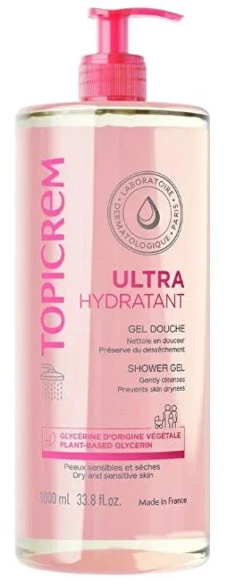 Topicrem Ultra Hydratant Cleansing & Softening Dušo želė Sensitive, 75 ml