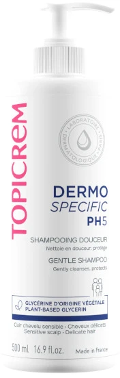 Topicrem PH5 Gentle Šampūnas švelniai valantis šampūnas, 500 ml