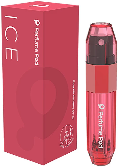 Travalo Perfume Pod Ice daugkartinis kvepalų purškiklis 5 ml Rožinis