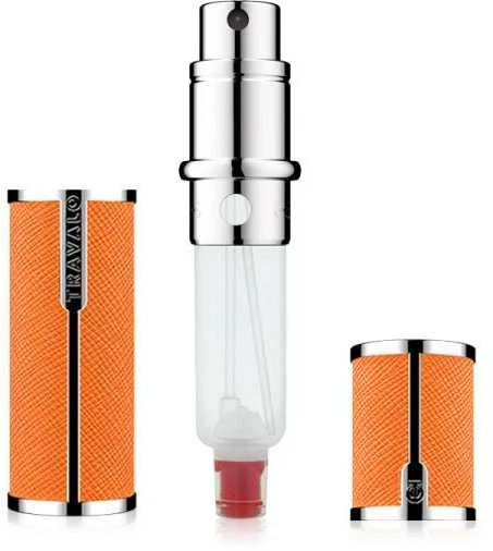 Travalo Milano Oranžinis pildomas kvepalų buteliukas (atomaizeris), 5 ml