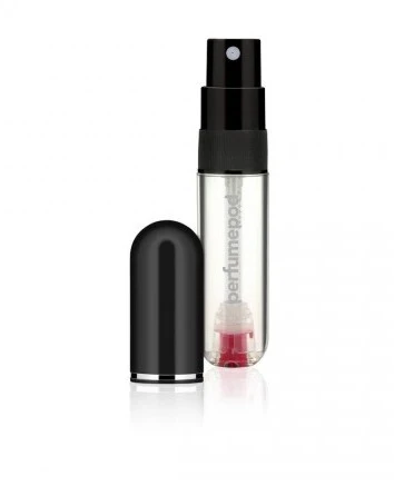 Travalo Perfume Pod Pure daugkartinis kvepalų purkštuvas 5 ml Juodas