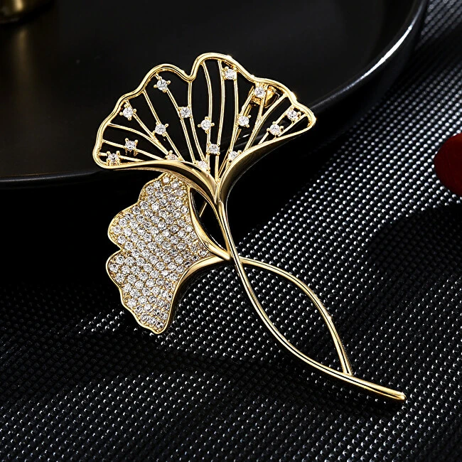 Troli Graži auksuota sage su Ginkgo biloba Gold krištolais