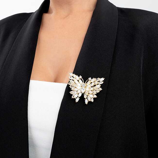 Troli Blizganti auksu dengta sagė „Butterfly Gold“