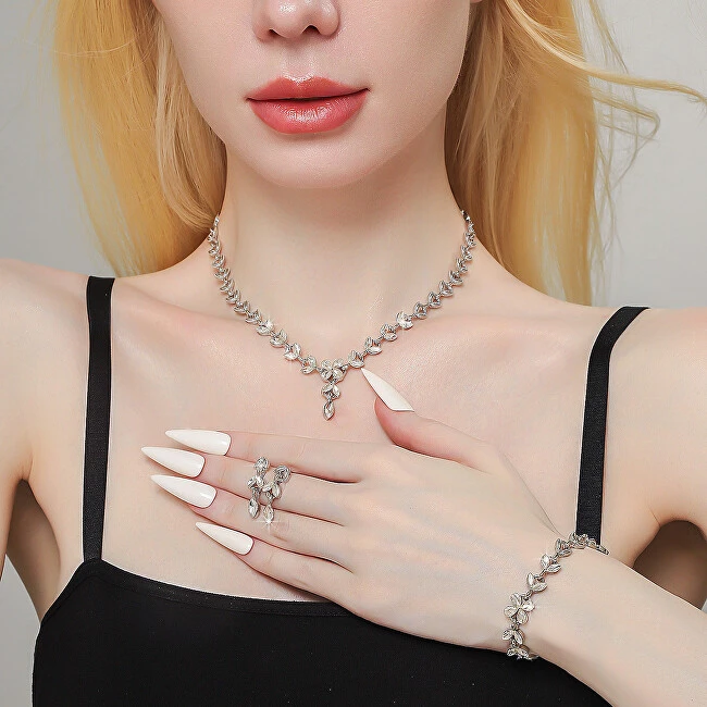 Troli Dazzling crystal jewelry set (pakabukas, bracelet, earrings)