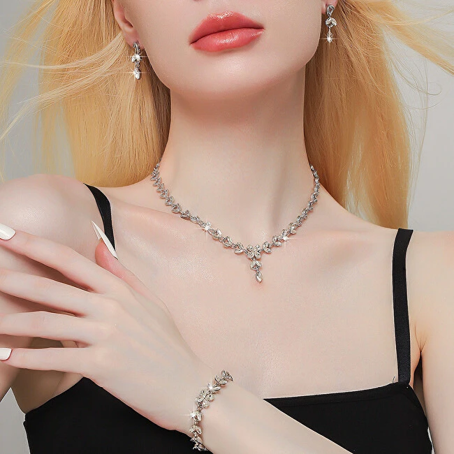 Troli Dazzling crystal jewelry set (pakabukas, bracelet, earrings)