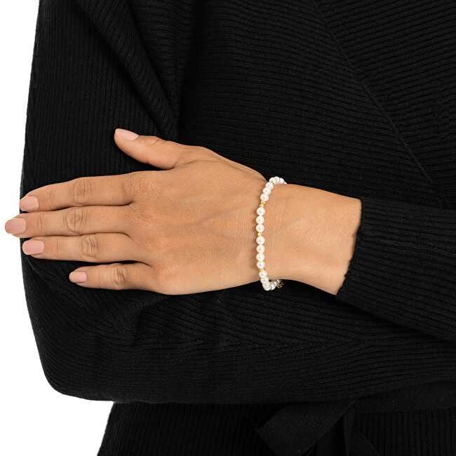 Troli Elegantiška apyrankė su sintetiniais perlais VSB0179G