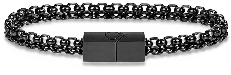 Troli Men's juodas steel bracelet