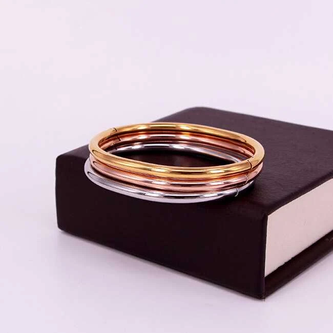 Troli Minimalist solid steel bracelet