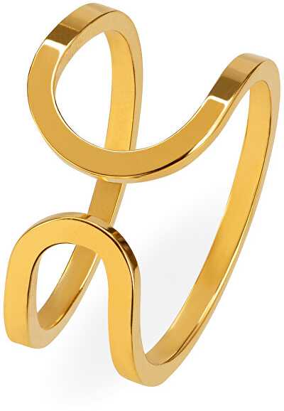 Troli Original juodas steel open ring