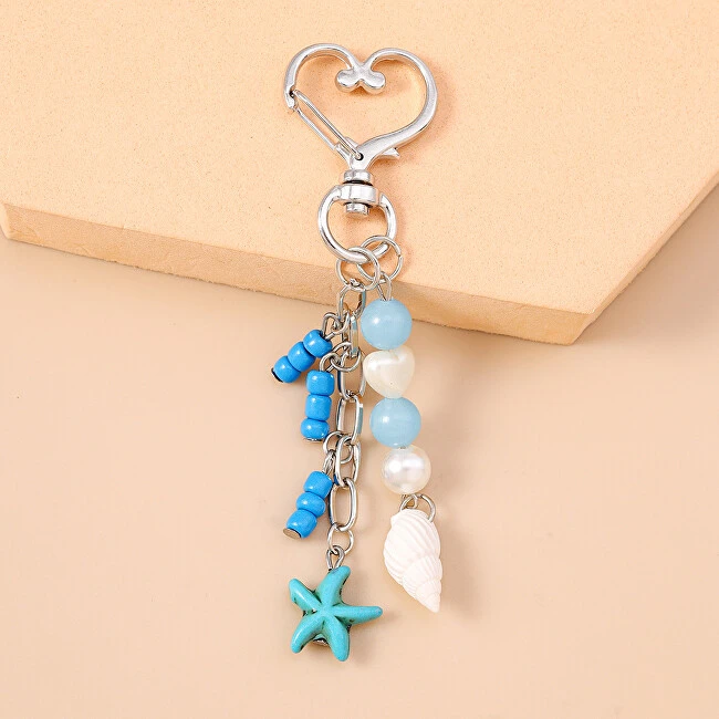 Troli Playful Shell and Starfish Handbag Charm
