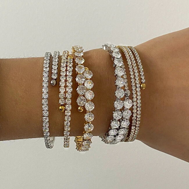 Troli Shiny adjustable bracelet made of sidabrinis steel
