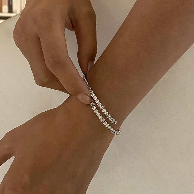 Troli Shiny adjustable bracelet made of auksinis steel